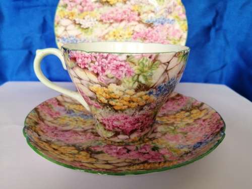 Shelley Rock Garden Chintz Tea Set 13454