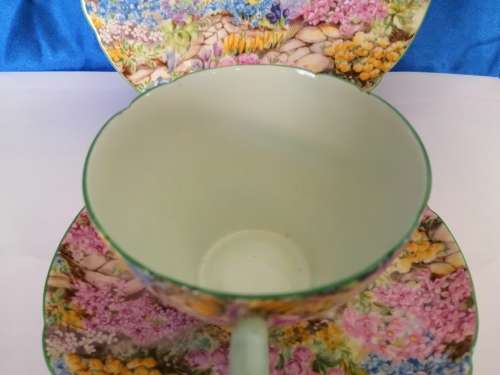 Shelley Rock Garden Chintz Tea Set 13454