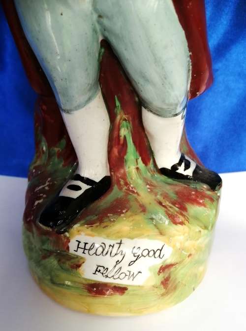 19th Century Hearty Good Fellow, Probably Pratt Toby Jug Hand Painted Height 28cm