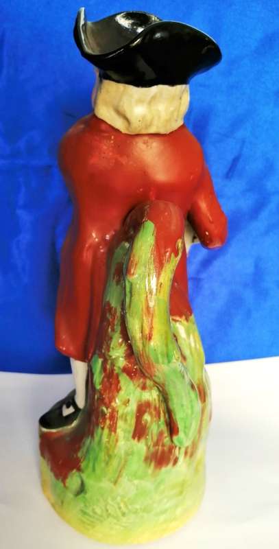 19th Century Hearty Good Fellow, Probably Pratt Toby Jug Hand Painted Height 28cm