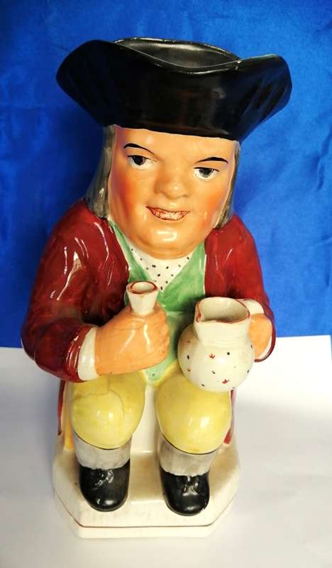 19th Century  Toby Jug Hand Painted Height 26cm