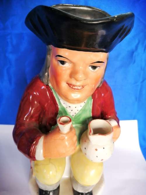 19th Century  Toby Jug Hand Painted Height 26cm