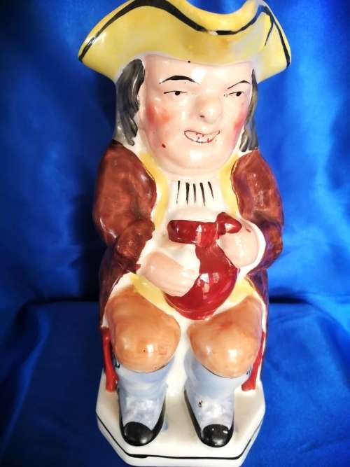 ANTIQUE Staffordshire Toby Mug Jug Circa 1850