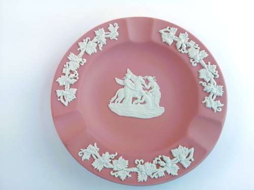 Wedgwood Pink Jasper  Round Dish Plate