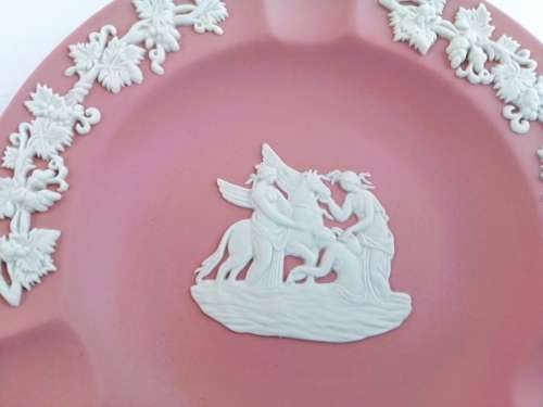 Wedgwood Pink Jasper  Round Dish Plate