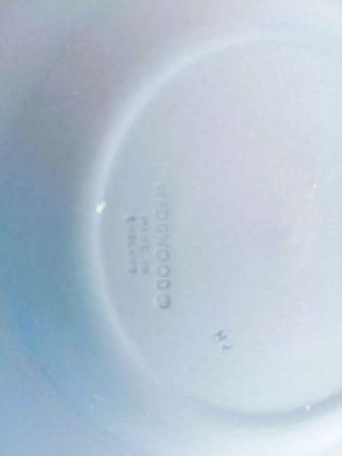 Wedgwood Blue Jasperware Tricolour Plate Dish - Dark Blue and White Classical Cameo