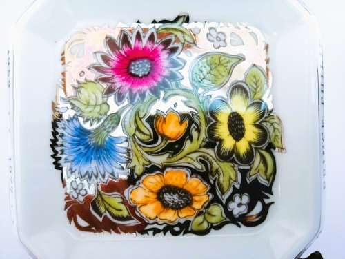 Wedgwood Susie Cooper Queen Silver Jubilee Square Dish issue of 500