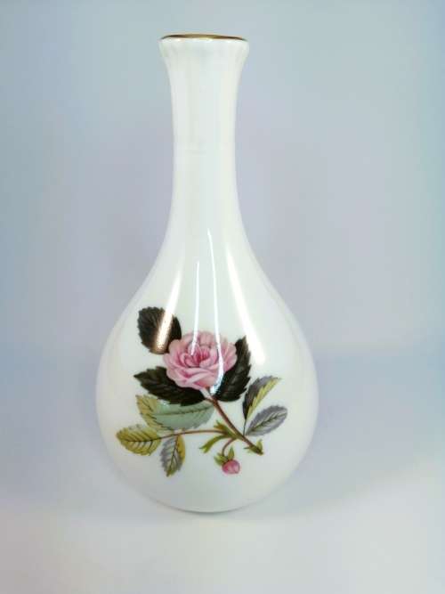 Wedgwood Hatherway Rose Bud Vase  #