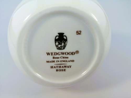 Wedgwood Hatherway Rose Bud Vase  #