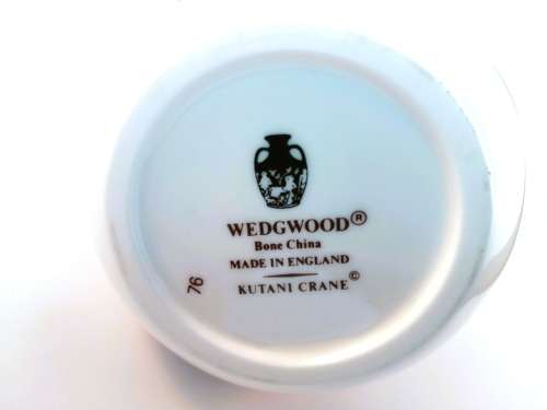 Wedgwood Kutani Crane Bud Vase  #