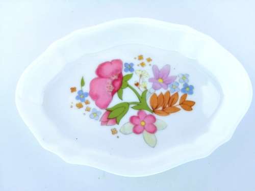 Wedgwood Meadow Sweet Oval Trinket Dish