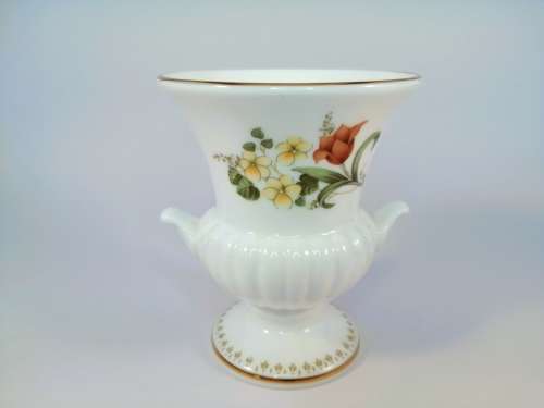 Wedgwood Mirabelle Urn Vase, Floral Design  #