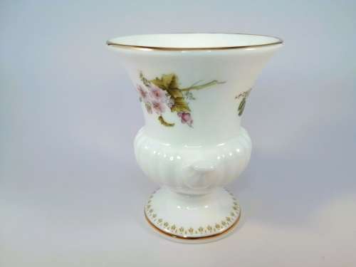 Wedgwood Mirabelle Urn Vase, Floral Design  #