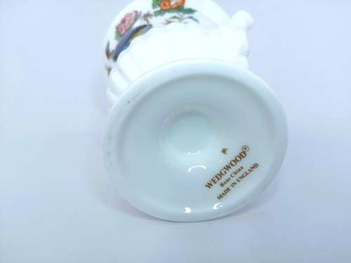 Wedgwood Kutani Crane Urn Vase, Floral Design  #