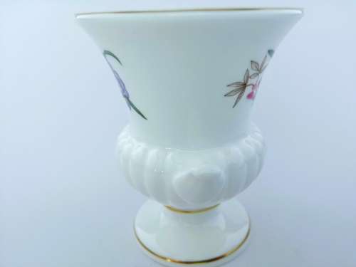 Wedgwood Pretty Urn Vase, Floral Design  #