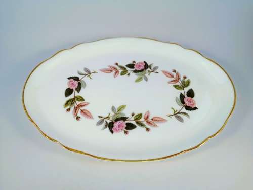 Wedgwood Hathaway Rose Oval Serving Plate  #
