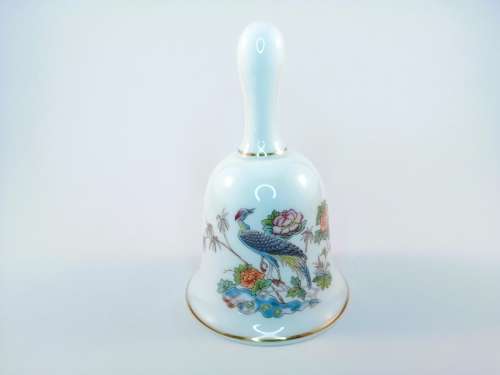 WEDGWOOD Large Kutani Crane Table Bell  #