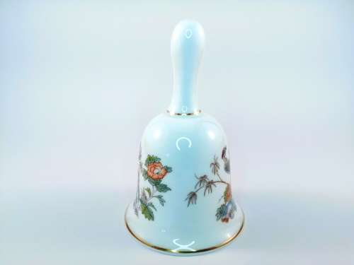 WEDGWOOD Large Kutani Crane Table Bell  #