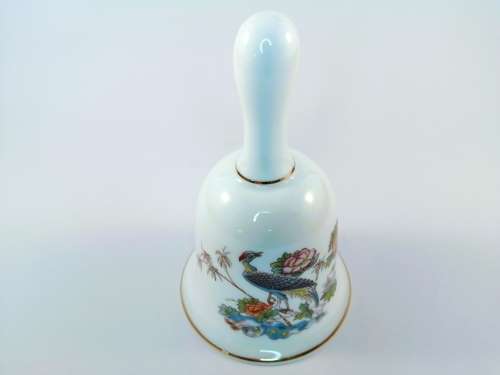 WEDGWOOD Large Kutani Crane Table Bell  #
