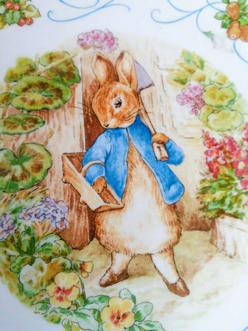 Wedgwood Happy Birthday 1996 Beatrix Potter Plate Peter Rabbit