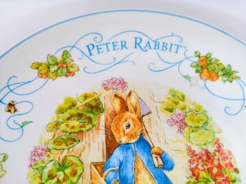 Wedgwood Happy Birthday 1996 Beatrix Potter Plate Peter Rabbit