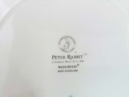 Wedgwood Happy Birthday 1996 Beatrix Potter Plate Peter Rabbit