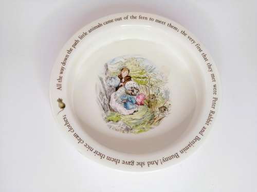 Beatrix Potter Mrs Tiggy-Winkle Wedgwood  Porridge Bowl