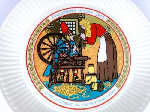 Wedgwood Childrens Story 1977 Rumpelstiltskin by the Brothers Grimm