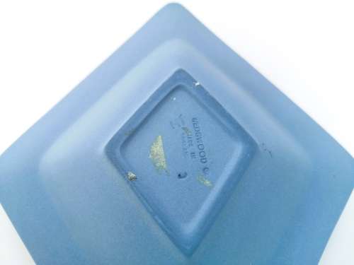 Vintage Wedgwood Jasper Blue Diamond Dish  #