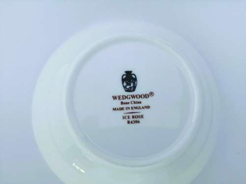 Wedgwood Ice Rose Bone China Pin Dish  #