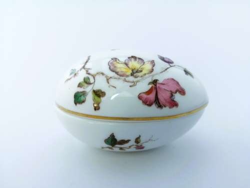 Wedgwood Hatherway Egg Trinket Box  #