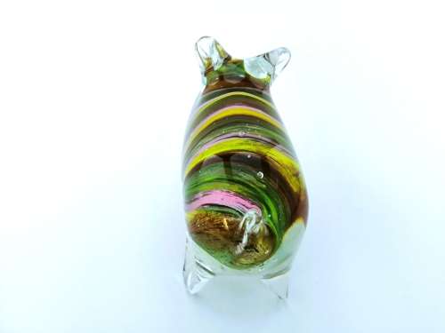 Alum Bay Glass Pig Paperweight / Ornament