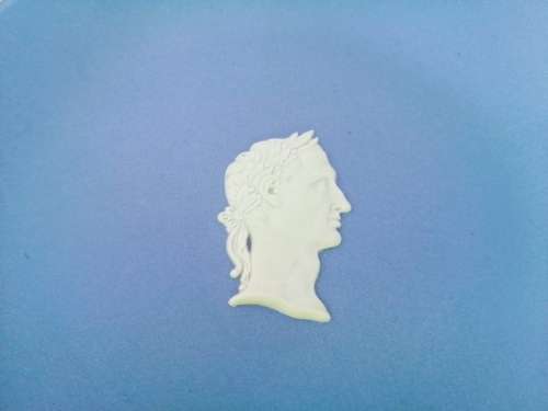 Vintage Wedgwood Jasper Fluted Plate Dish #