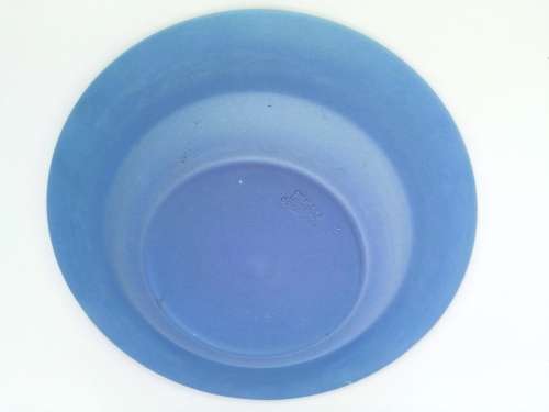 Vintage Wedgwood Jasper Fluted Plate Dish #