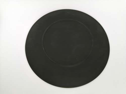 Wedgwood Basalt Black Jasperware Plate  #
