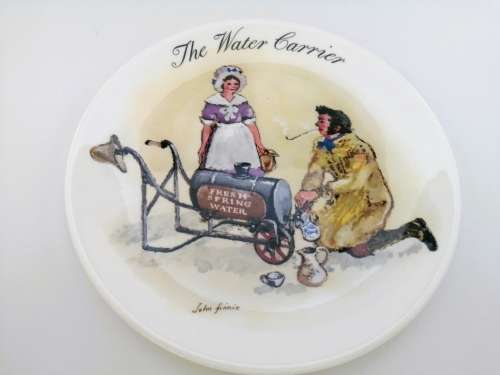 Stunning Wedgwood The Street Sellers of London Plate ` The water carrier `1986