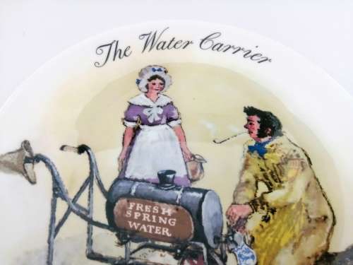 Stunning Wedgwood The Street Sellers of London Plate ` The water carrier `1986