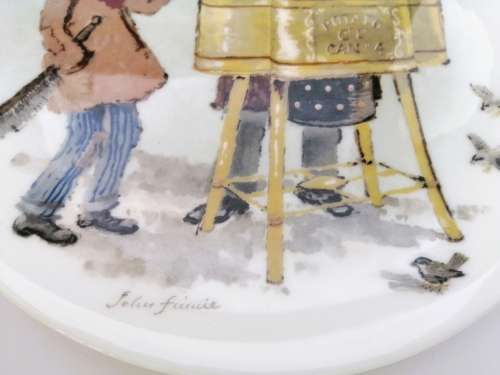 Stunning Wedgwood The Street Sellers of London Plate ` The Baked Potato man `1985