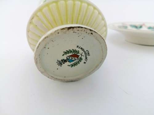 Fabulous Capodimonte Handmade Hand painted Tea Cup and Saucer Italy