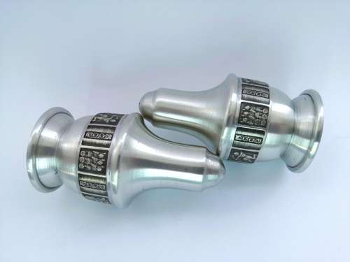 Norwegian Pewter - Konge Norse Viking Salt and  Pepper Pots
