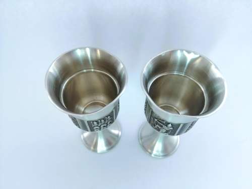 Retro Konge Norwegian Viking pewter goblet