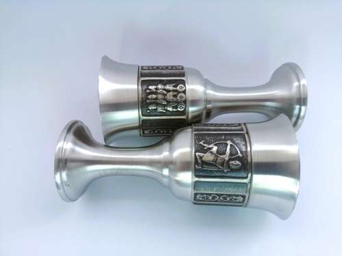 Retro Konge Norwegian Viking pewter goblet