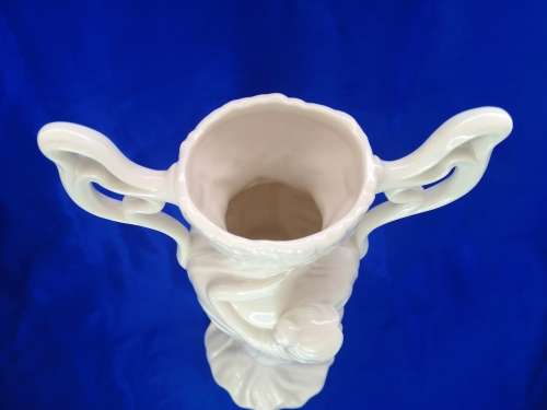 Art Nouveau-style two handled vase modelled with maidens by Gifthaus