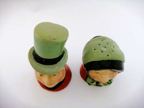 Vintage Beswick Old Couple Salt and Pepper Pots