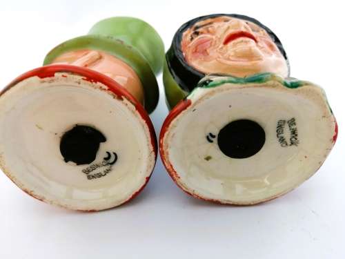 Vintage Beswick Old Couple Salt and Pepper Pots