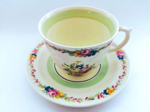 Cup and Saucer Made by Woods Ivory Ware England