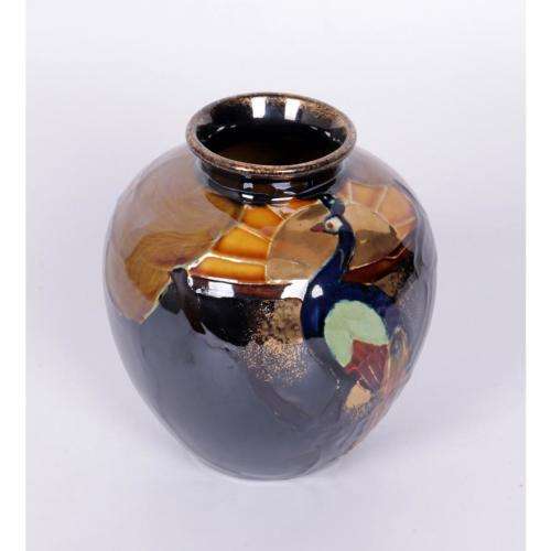 Thomas Forester and Sons Phoenix Ware art pottery round vase