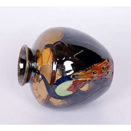 Thomas Forester and Sons Phoenix Ware art pottery round vase
