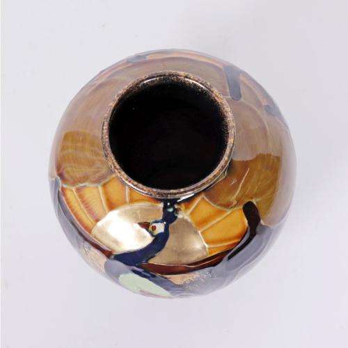 Thomas Forester and Sons Phoenix Ware art pottery round vase