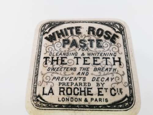 Antique Toothpaste pot and Lid La Roche Et Cie London and Paris